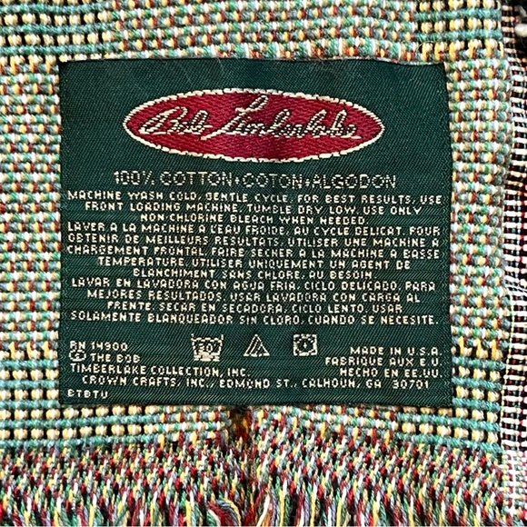 Bob Timberlake Dolls Teddy Tea Party Blanket Throw 46x68 - Picture 5 of 5